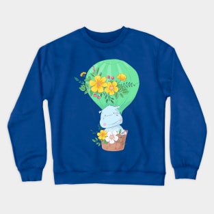 hippopotamus Crewneck Sweatshirt